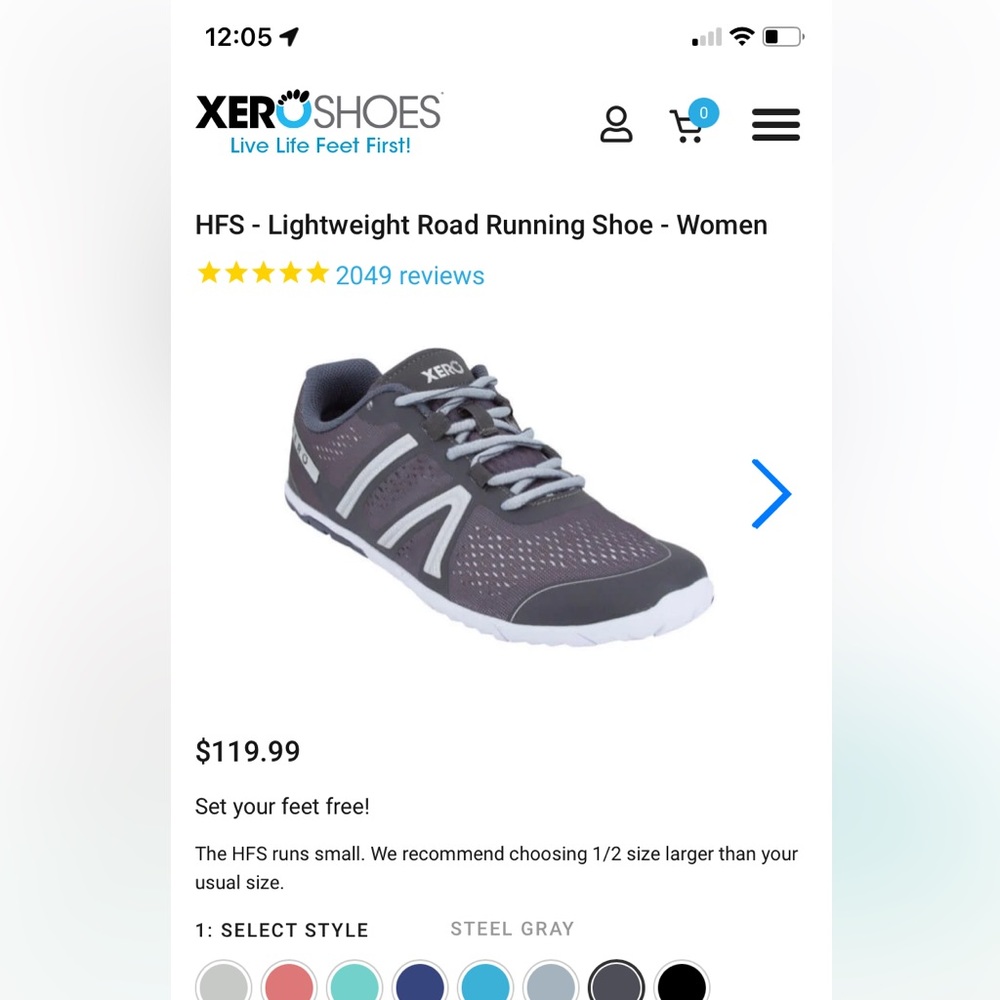 Xero HFS Lightweight Running Shoe